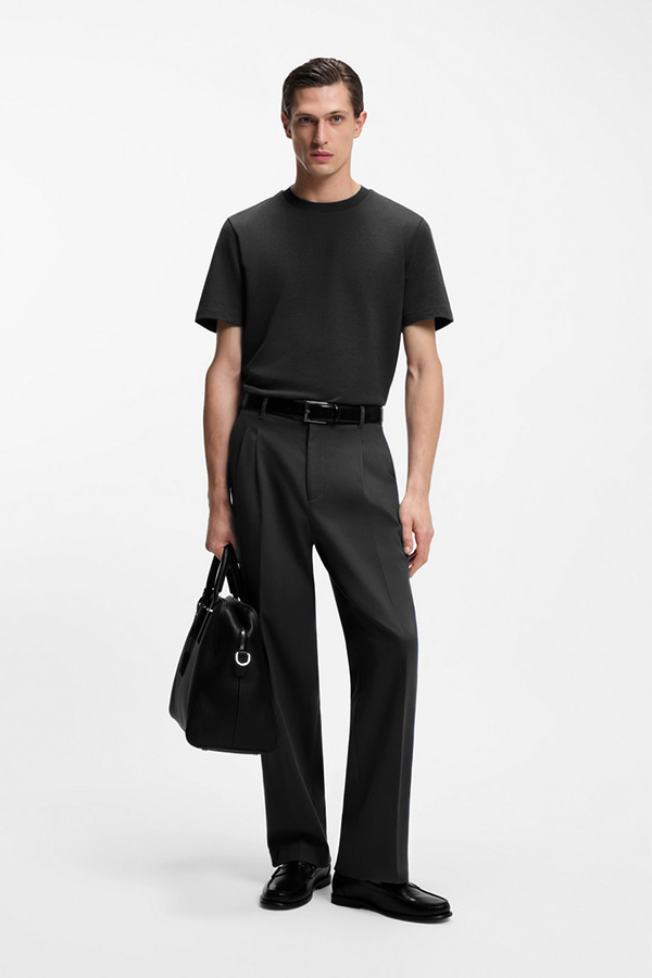 ΜΠΛΟΥΖΑ T-SHIRT BOSS - 001 ΜΑΥΡΟ